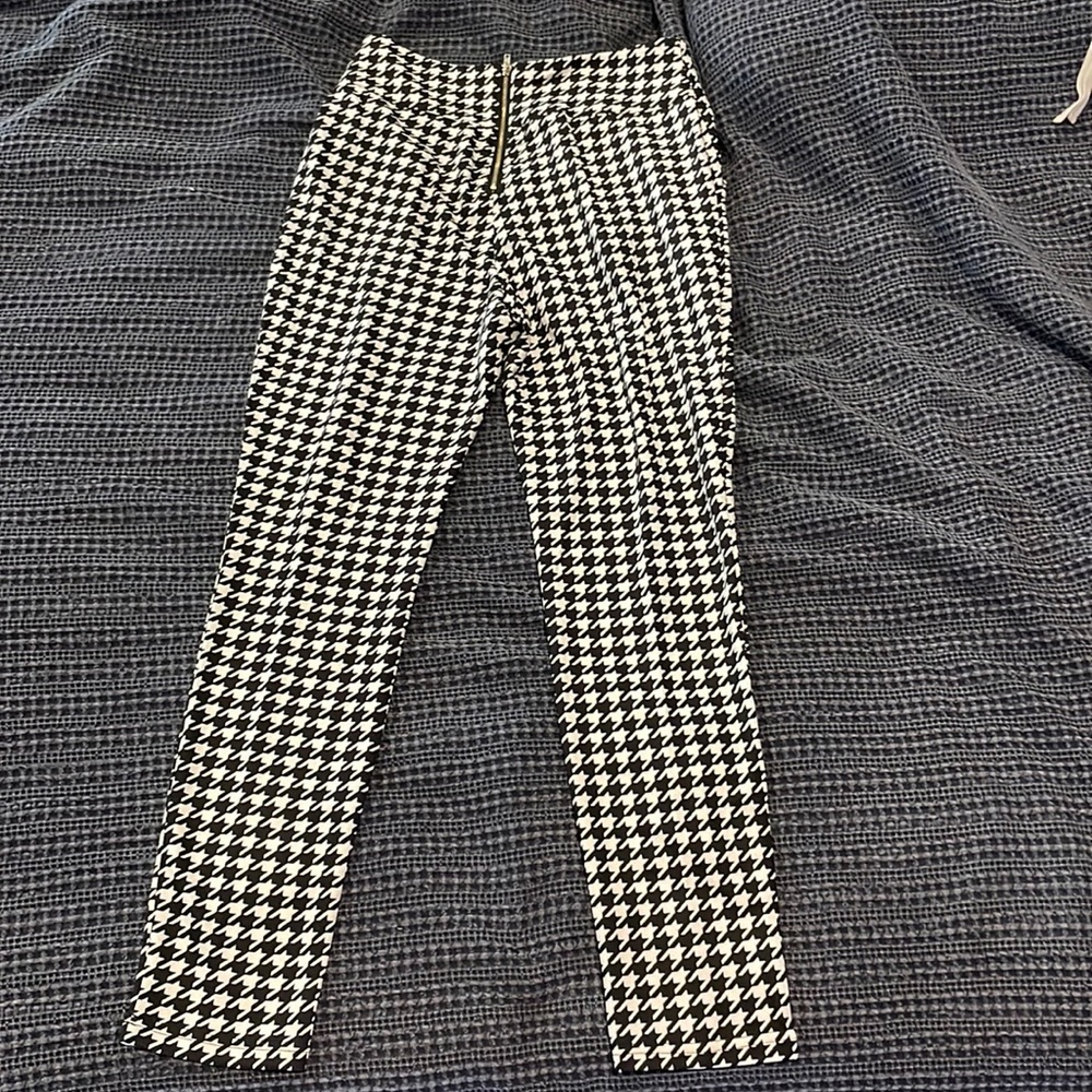 Houndstooth work pants